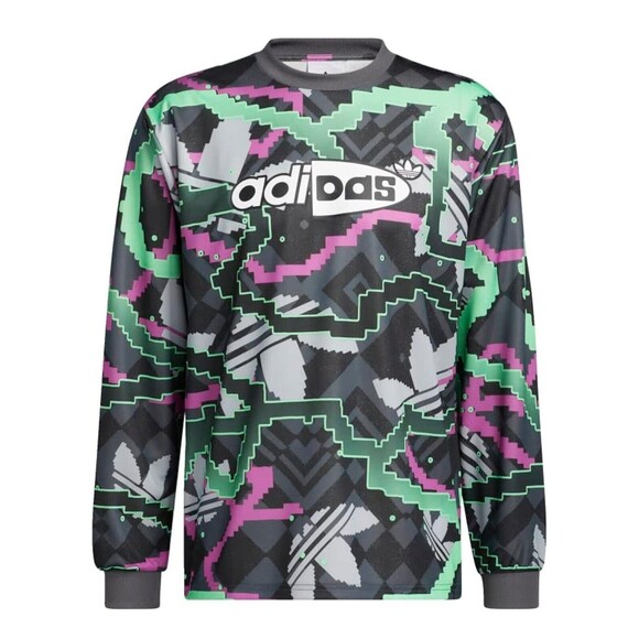 adidas Hypersport Goalkeeper Soccer Jersey Men's Gray Size Medium New With Tags - Picture 3 of 6